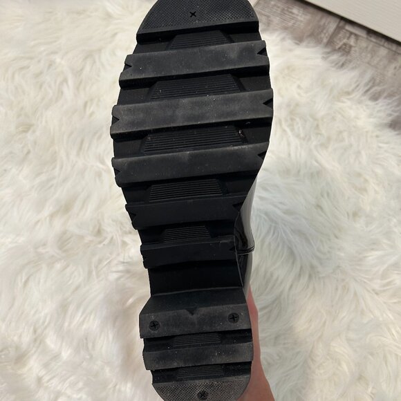 JUSTFAB Womans Black Heeled Boots SIZE 10 E - Picture 7 of 7